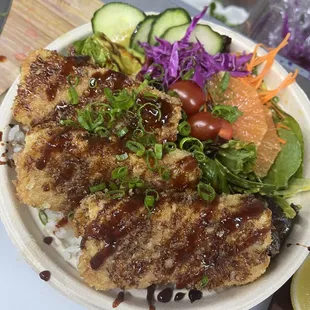Tofu Katsu Donburi