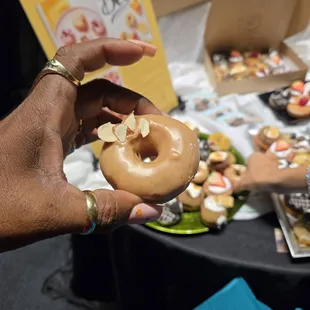 The almond chai doughnut