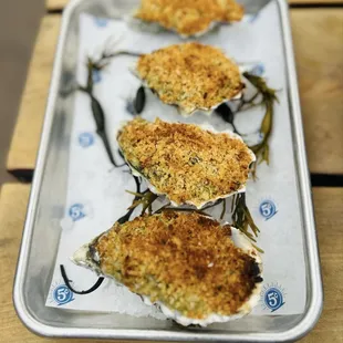 Rockefeller (Broiled) Oysters