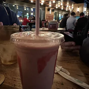 Strawberry milkshake