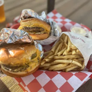 Cheeseburger and Fries