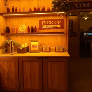 Pick Up counter