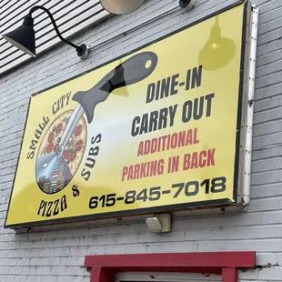 New sign, new location (on main)