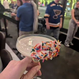 Sugar cookie martini