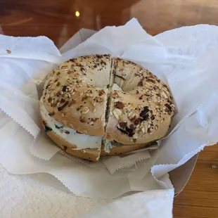 Makes me feel like I'm back in NYC.  Bagels are on point here!