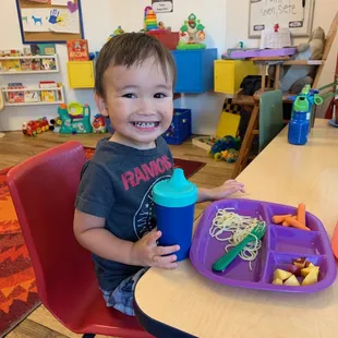 We serve healthy lunch everyday from our fully licensed commercial kitchen!