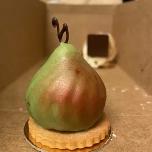 White chocolate pear