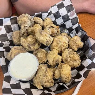 chicken wings and fried chicken, food