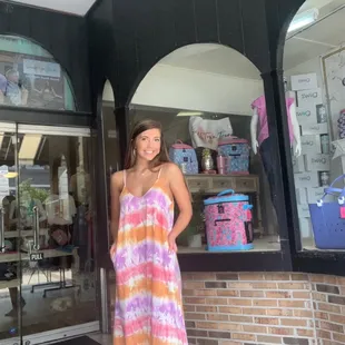 Dress, cooler, storefront