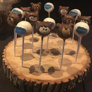 cake popss in the shape of animals