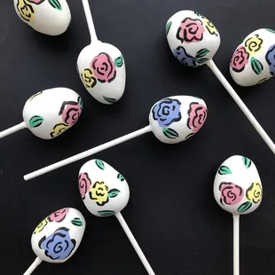 a variety of lollipops