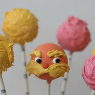 dr seuss cake pops