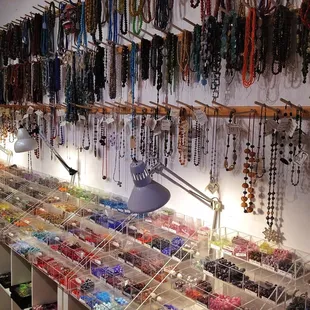 Kathy Richardson has been building her bead collection, from all around the world, since 2002.