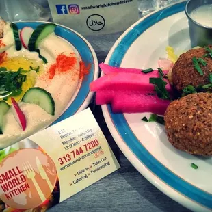 Hummus and Falafel