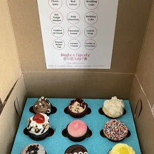 Cupcake flight - 2 bites of all your favorites