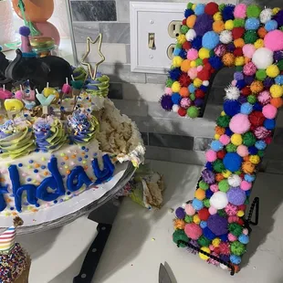 After cake had fallen completely
