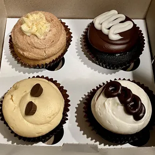 06.25.22 (Top left clockwise) Cinnamon Toast, chocolate creme, chocolate eclair, PB &amp; chocolate...sooo good!!!