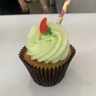 a person in the background