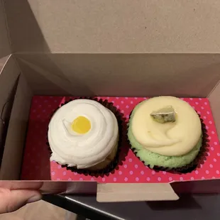 Lemon Drop Cupcake and Special Margarita cupcake