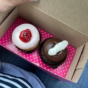 Strawberry and chocolate cream