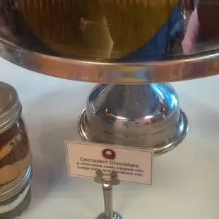 Decadent chocolate cupcake