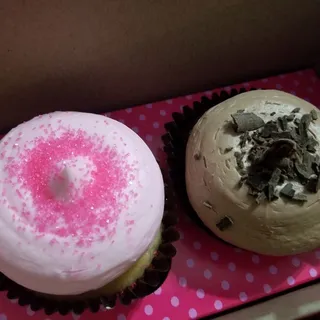 Pink Vanilla Cupcake