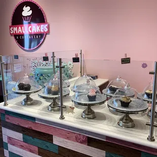 Very visible to the customer yet safe