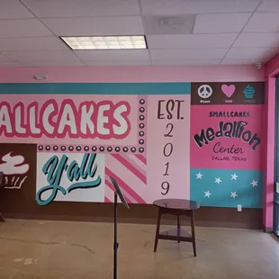 Their back wall great for photo opportunities