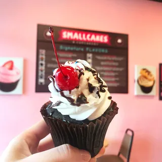 Hot Fudge Sundae Cupcake