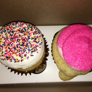 Pink Vanilla Cupcake