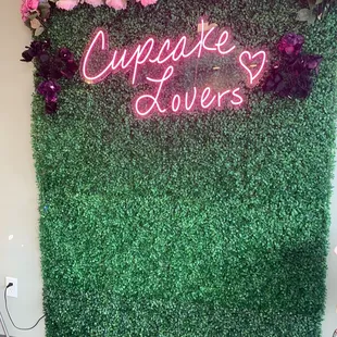 Backdrop inside bakery