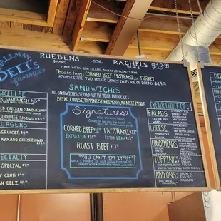 menus and prices