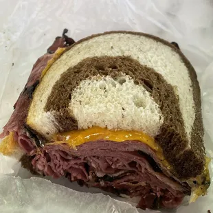 This is half of my pastrami sandwich. Pastrami Sandwich