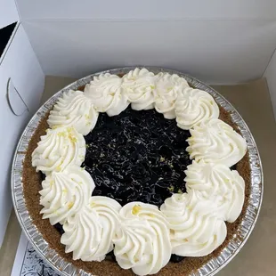 Blueberry lemon pie