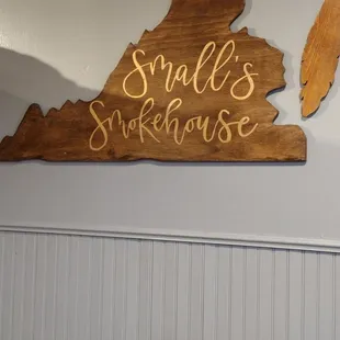 the sign