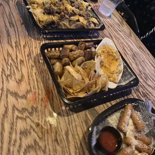 Nachos Crab Dip Mozzarella sticks