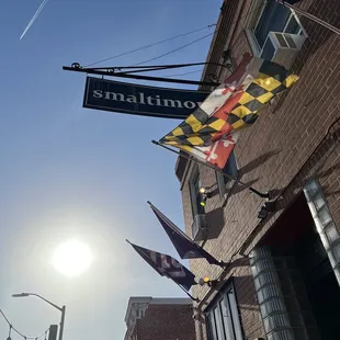 outside
