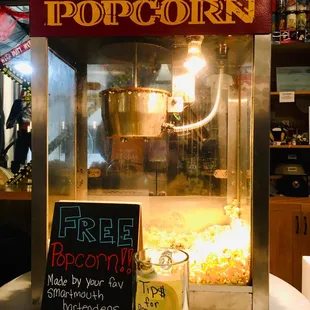 Popcorn for movie night