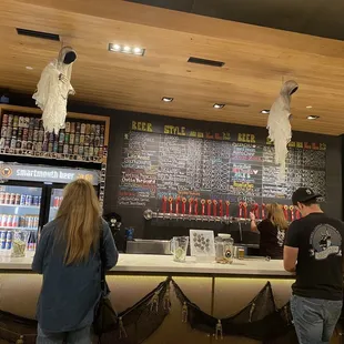  customers at the bar