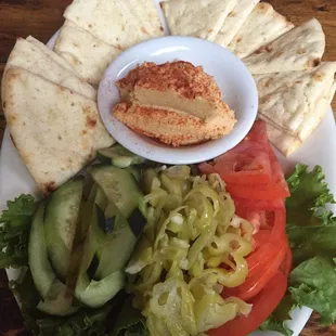 Hummus Plate