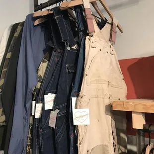 Dead stock bib overalls in a variety of brands &amp; styles!
