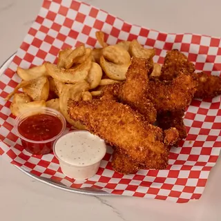 Chicken Tender Cutlets & Fries