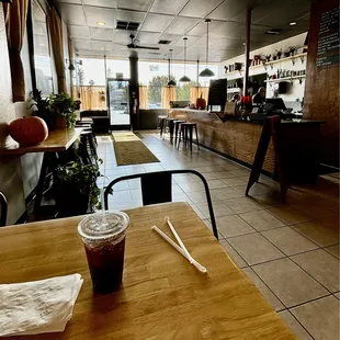 Inside is nice and clean