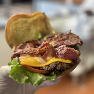 Classic bros with bacon