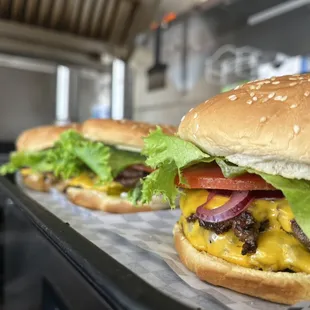 burgers, food, burger