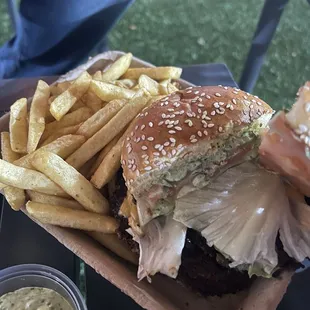 Burger meal