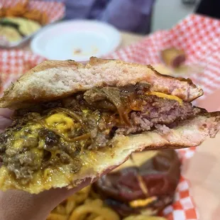 Southern sizzle burger