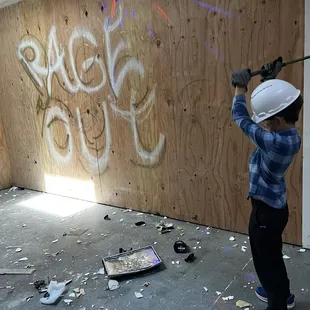 7 year old working it out.