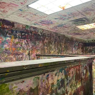 SmashLab paint room setting