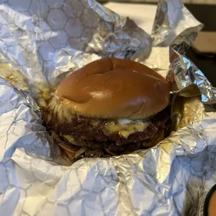 Smashed Mushroom & Swiss